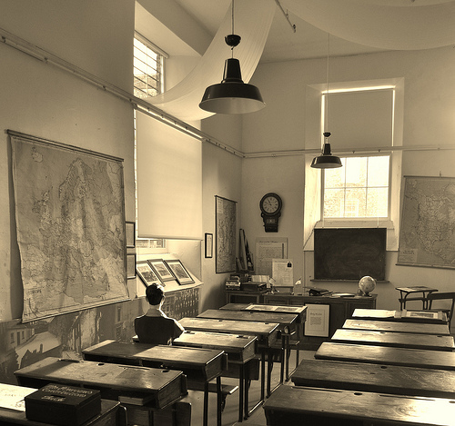 A traditional classroom | Flickr: young shanahan