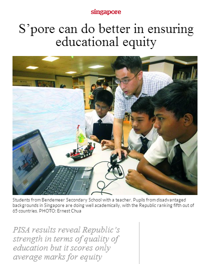 S’pore can do better in ensuring educational equity